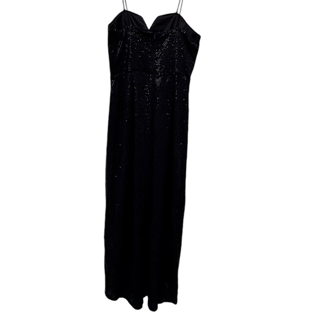 Alexa B Nites Black Sequin Dress size 10 - Picture 3 of 10